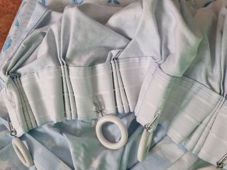 2 Cortinas Infantiles Estrellas , Nubes y Lunas