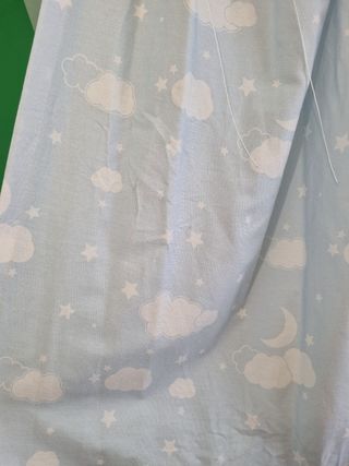 2 Cortinas Infantiles Estrellas , Nubes y Lunas