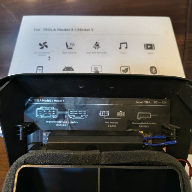 Schermo posteriore Tesla Model 3 Y, 7" 2+32GB