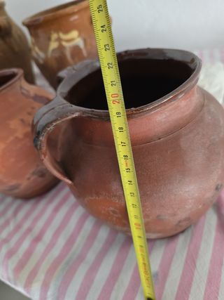 Puchero antiguo de barro