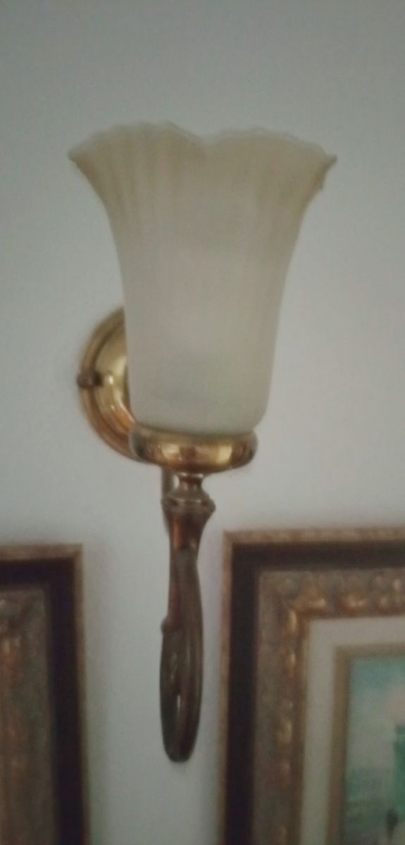 2 Soffitti a parete dorati con tulipani