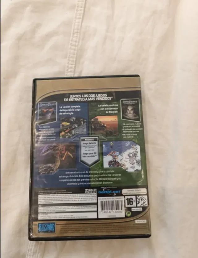 juego Starcraft PC CD-ROM Blizzard Best Seller Ser