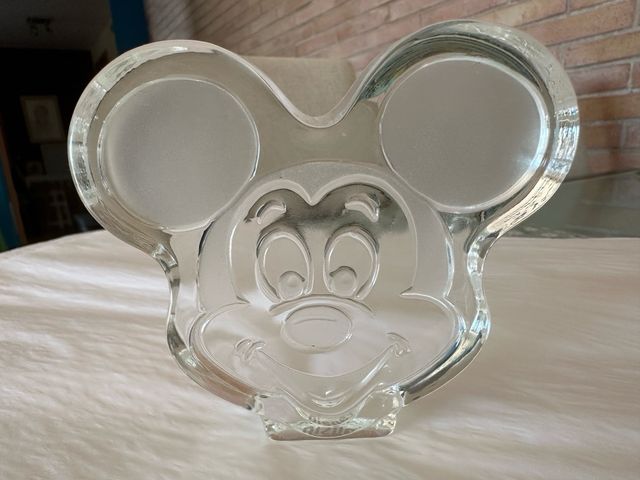 Escultura Mickey Mouse de Cristal