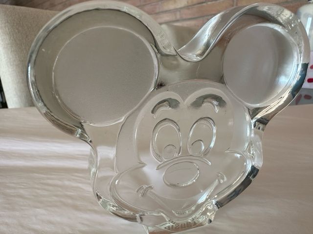 Escultura Mickey Mouse de Cristal