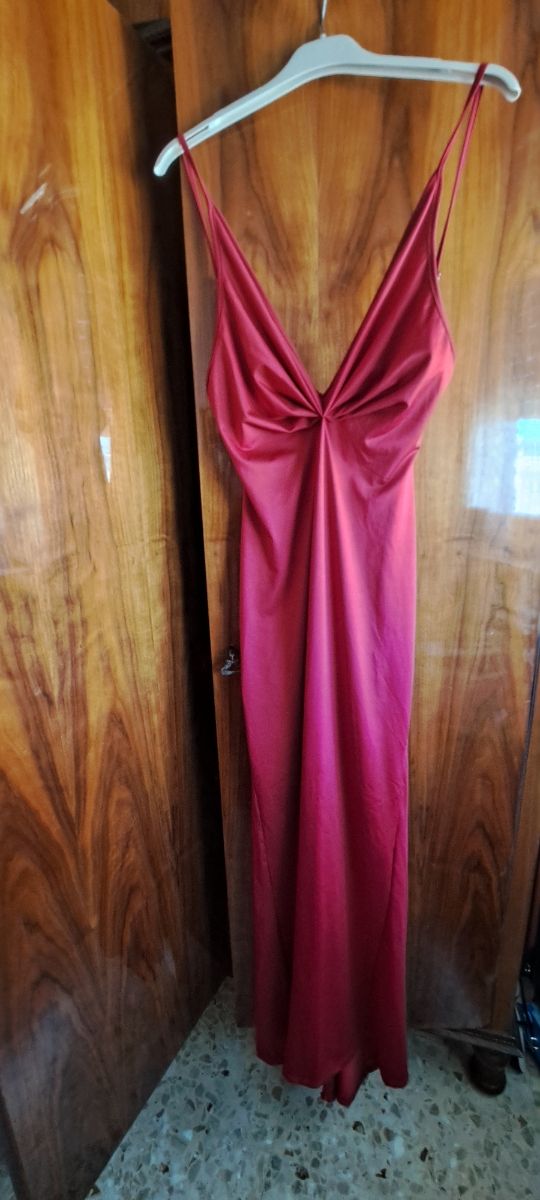 Vestito lungo rosso