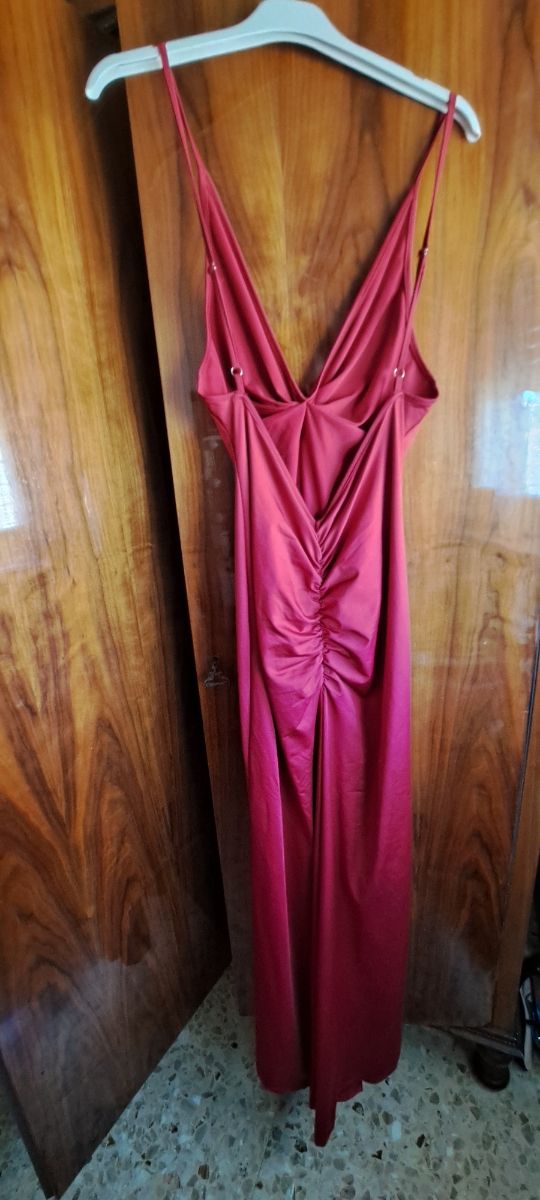 Vestito lungo rosso
