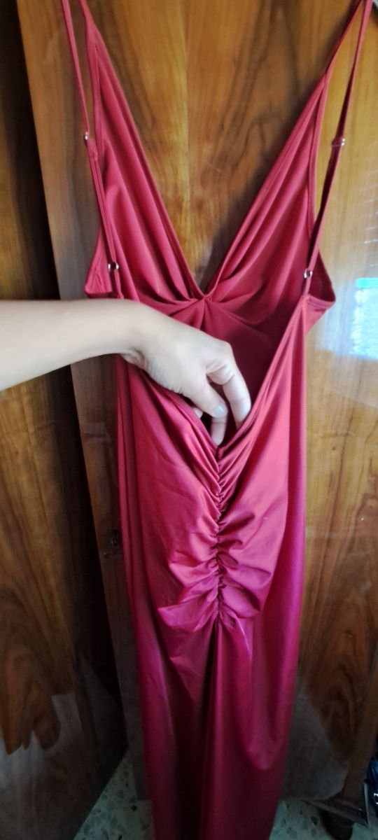 Vestito lungo rosso