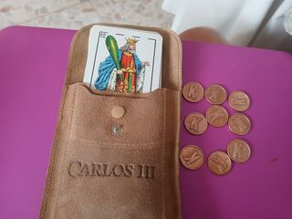 Juego de cartas antiguas