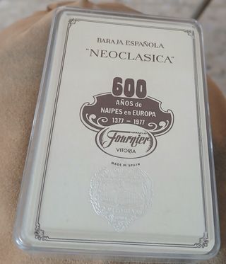 Juego de cartas antiguas