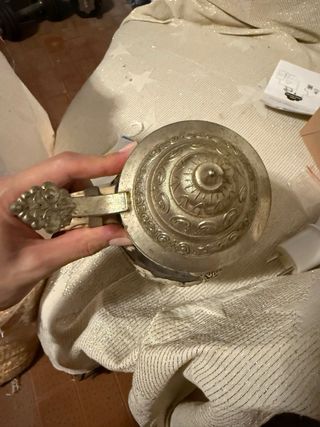 Boccale in ceramica e metallo