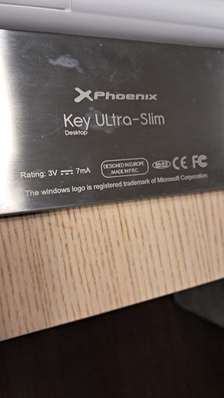 Teclado y Ratón Ultra Slim XPhoenix Blanco