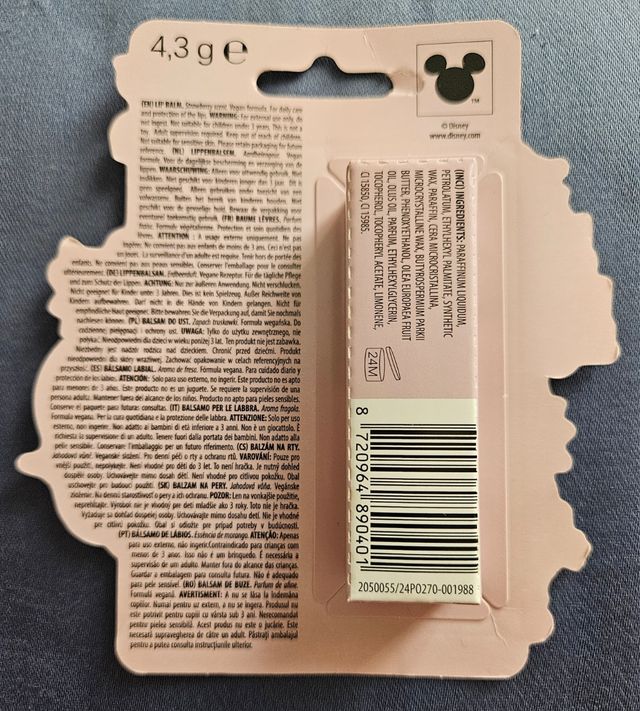 Bálsamo labial Disney Princess Ariel Fresa