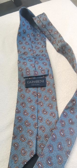 Corbata de seda vintage Italy.