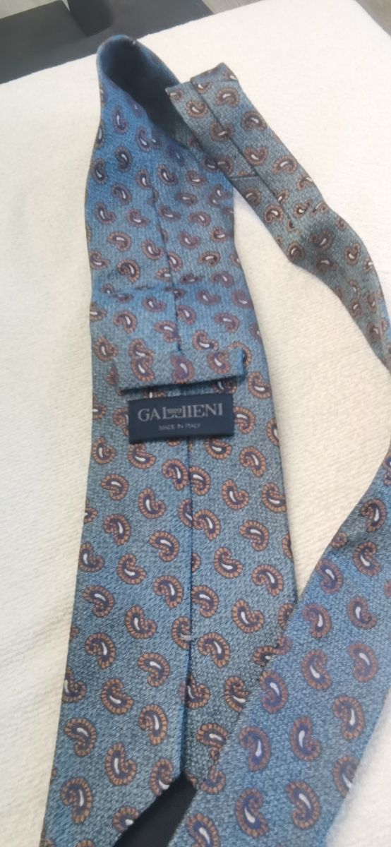Corbata de seda vintage Italy.