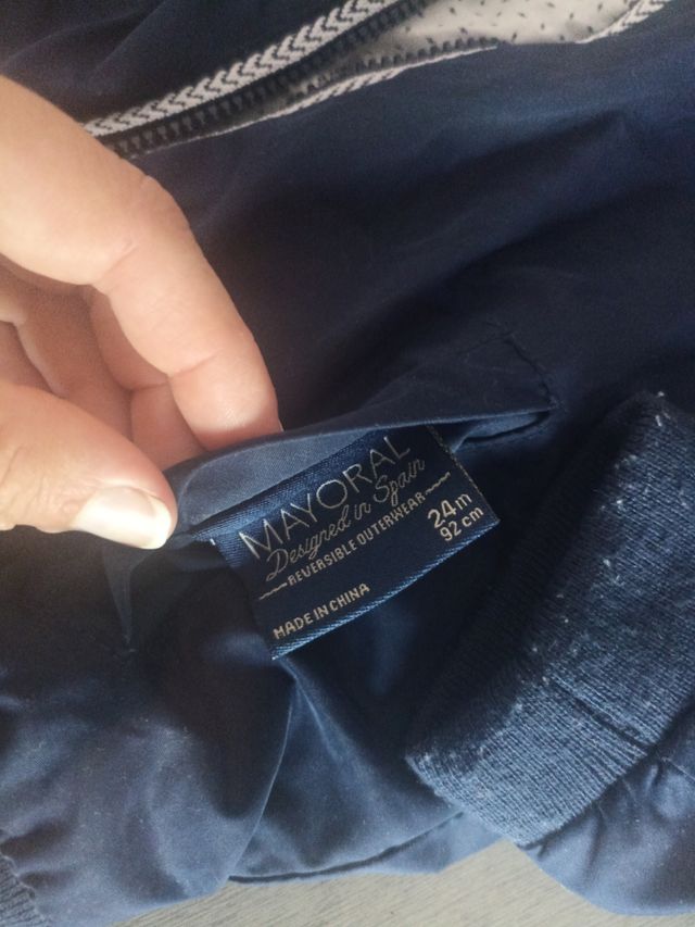 Chaqueta Mayoral niño Talla 24M