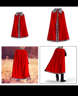 Capa de Rey Roja 130cm