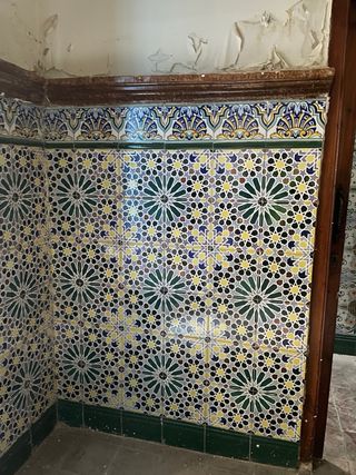 Azulejo antiguo casa 1900
