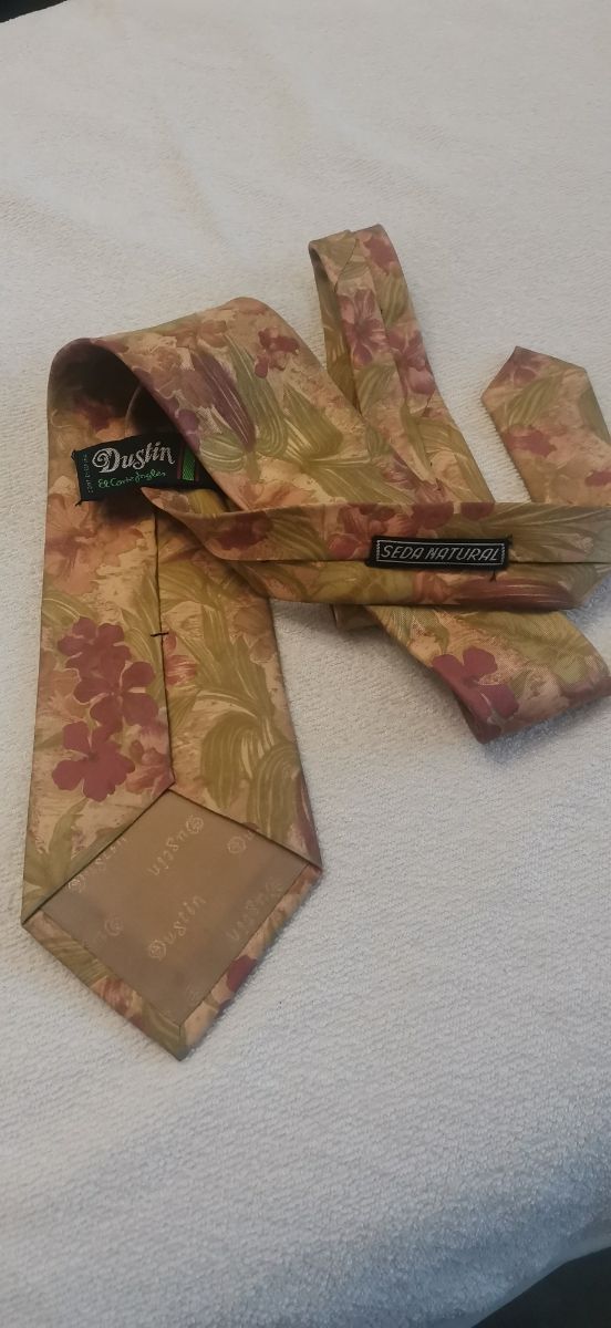 Corbata Dustin Seda Vintage Floral