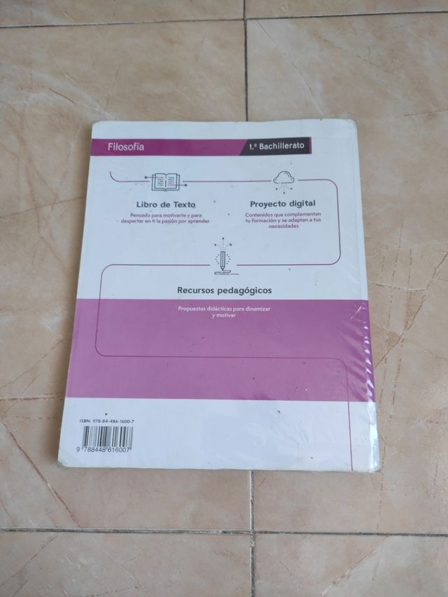 LIBRO DE FILOSOFÍA 1 BACHILLERATO.