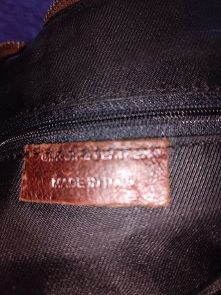 Bolso Cuero Vintage Auténtico