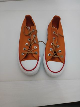 Converse Naranja Talla 38