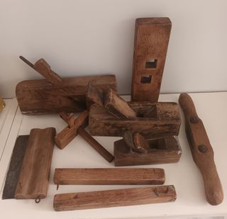 Herramientas de carpintería vintage