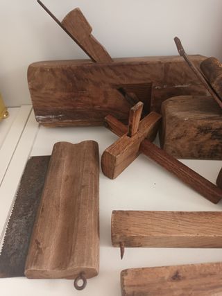 Herramientas de carpintería vintage