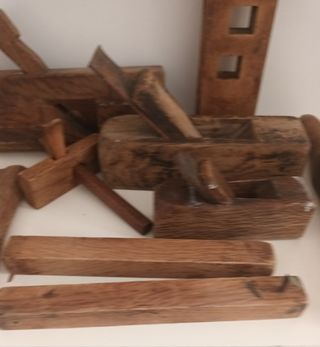 Herramientas de carpintería vintage