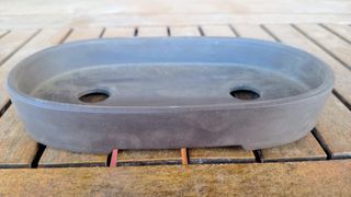 Maceta para bonsai ovalada 17x9,5x2,7