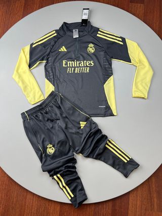 Conjunto Adidas Real Madrid Blanco y Negro