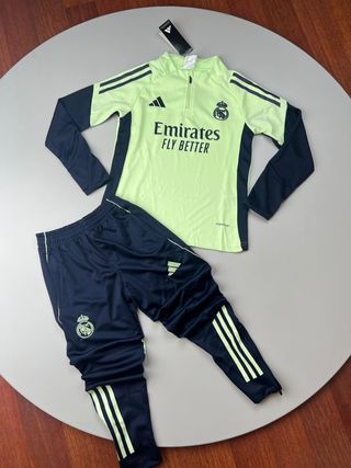 Conjunto Adidas Real Madrid Blanco y Negro