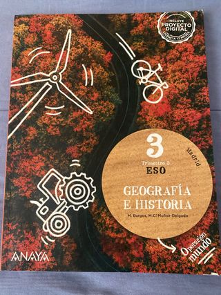 Libro Geografía e Historia 3 eso TRIMESTRE 1