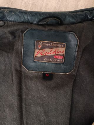 Cazadora motera Café Racer cuero auténtico M Medid
