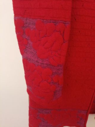 Abrigo de Lana Rojo