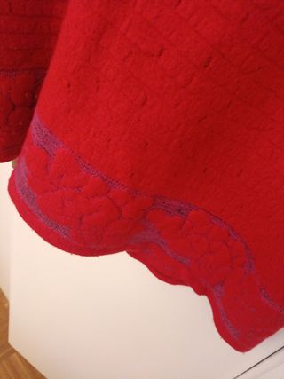 Abrigo de Lana Rojo