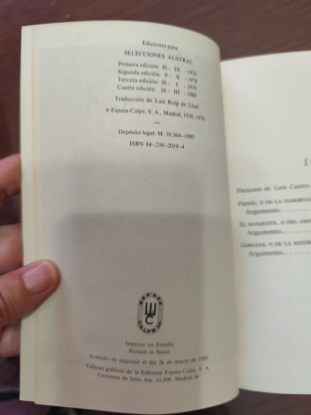 Diálogos. Fedón, El Banquete, Gorgias.