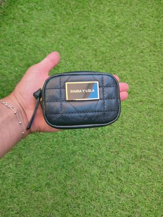 Monedero Bimba y Lola azul marino acolchado