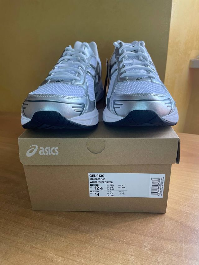 ASICS GEL-1130 Bianco / Argento EU 47 Deadstock