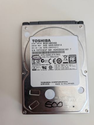 Disco Duro Toshiba 500GB MQ01ABD050