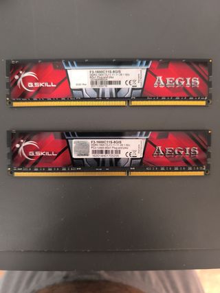 G.Skill DDR3 8GB 1600MHz AEGIS (2x8GB)