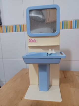 Lavabo Vintage de la muñeca Sindy Pedigree