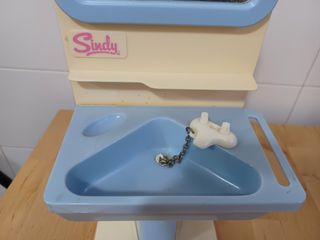 Lavabo Vintage de la muñeca Sindy Pedigree