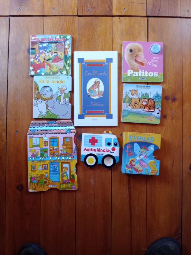 CUENTOS INFANTILES (LOTE DE 8 LIBROS PARA NIÑOS)