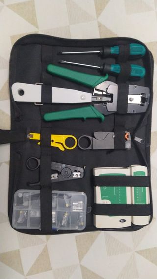Comprobador de Cable de Red RJ45 Network Tool Kits