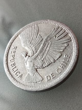 Moneda 10 Céntimos Chile Águila