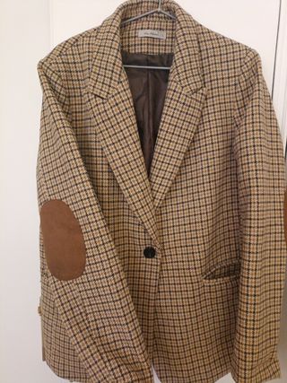 Americana Nono Collection cuadros marrón Talla L