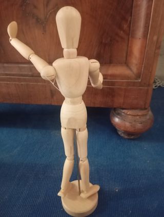 Manichino snodabile in legno