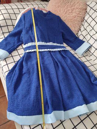 ELEGANTE VESTIDO AZUL NIÑA