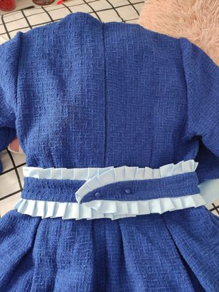 ELEGANTE VESTIDO AZUL NIÑA