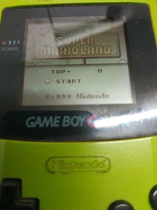 Game Boy Color Verde Lima